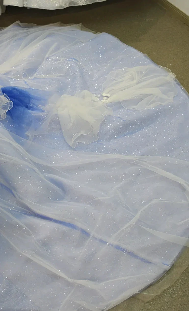 Azure Frost Lotus Ballgown Ye-2041 (ZD16833)