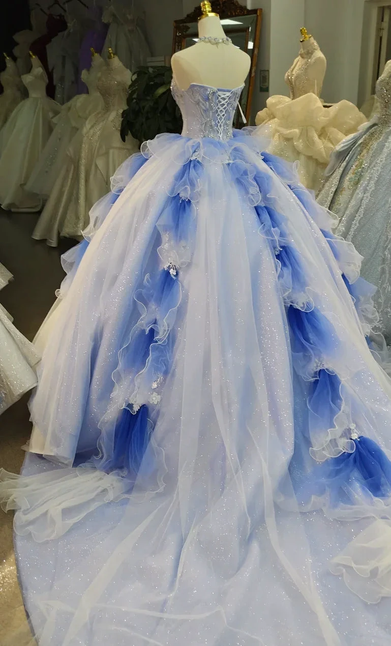 Azure Frost Lotus Ballgown Ye-2041 (ZD16833)