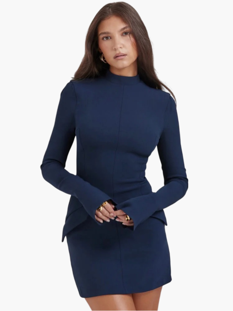 Coral Boutique Chic Cocktail Dress Elevated Occasion Wear