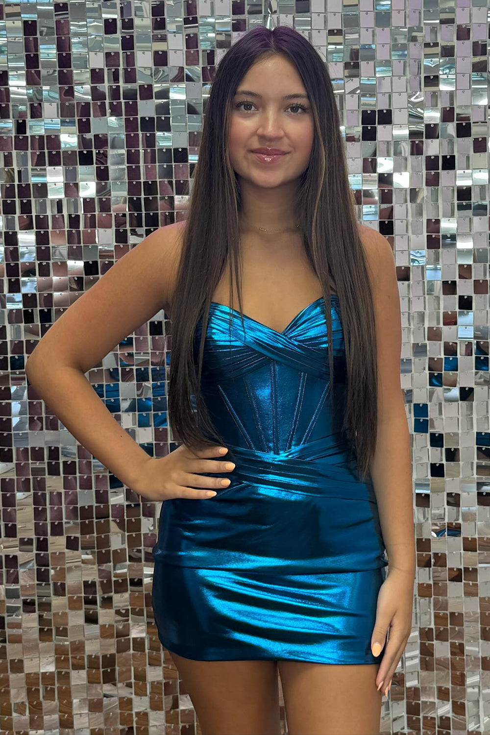 Strapless Burgundy Homecoming Dresses Satin Corset Tight Short Cocktail Dresses