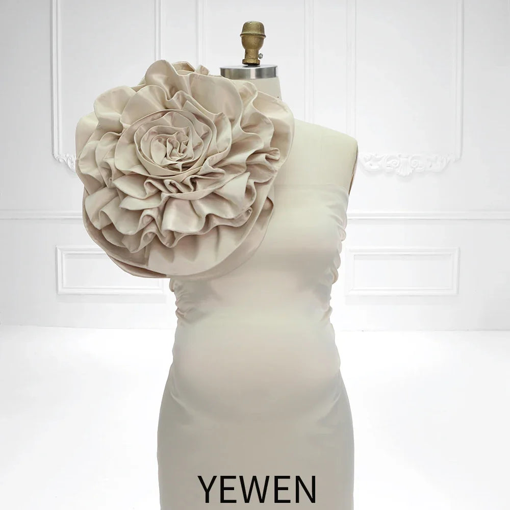 Stretchy Satin Mermaid Style Maternity Gown for Photo Shoot Pregnant Photoshoot Outfit SY230734
