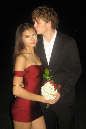 Stunning Sheath Off the Shoulder Dark Red Short Homecoming Dress with Ruched