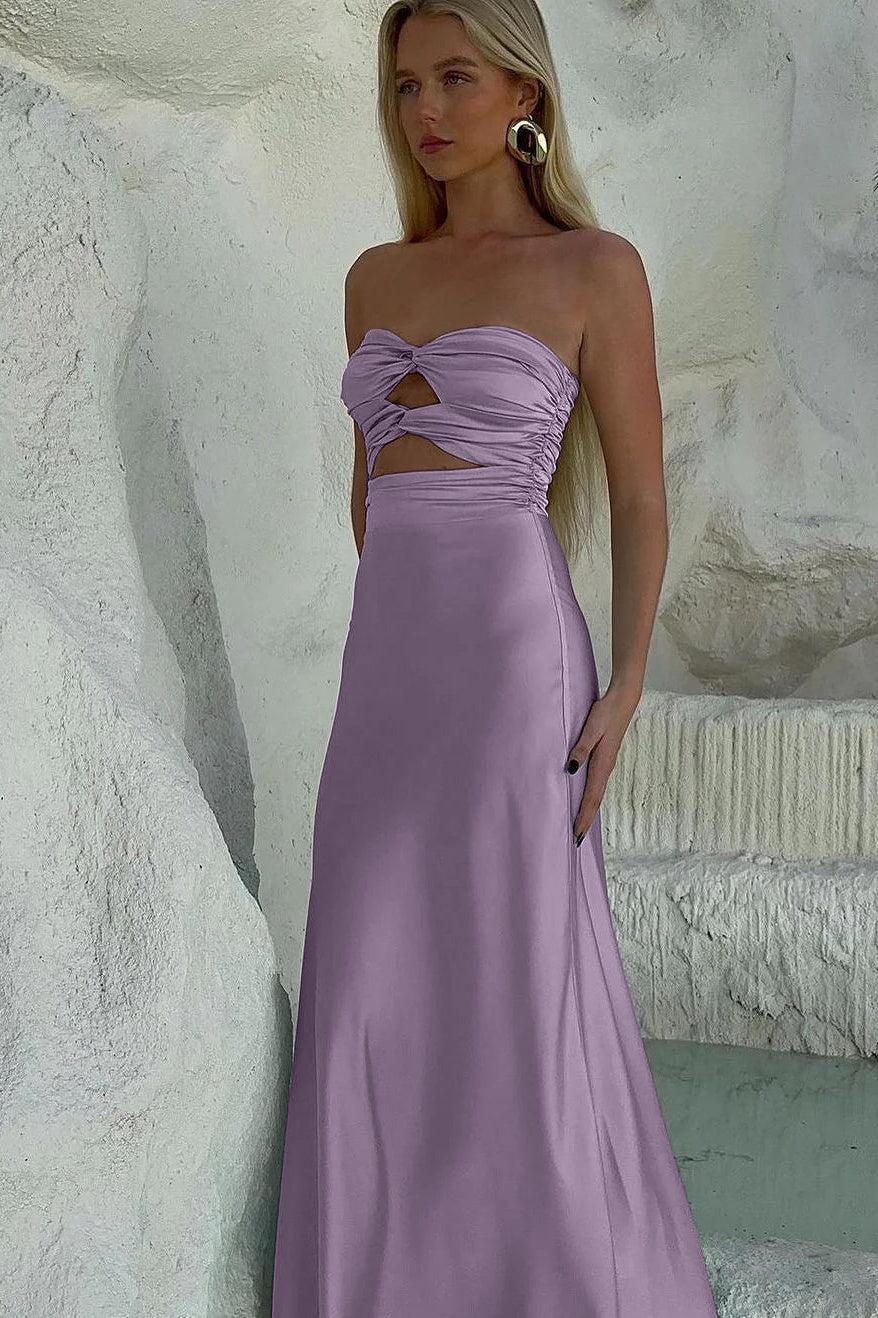 Suzhoufashion Stylish Sheath Sweetheart Blue Long Party Dress With Keyhole Formal Evening Gown
