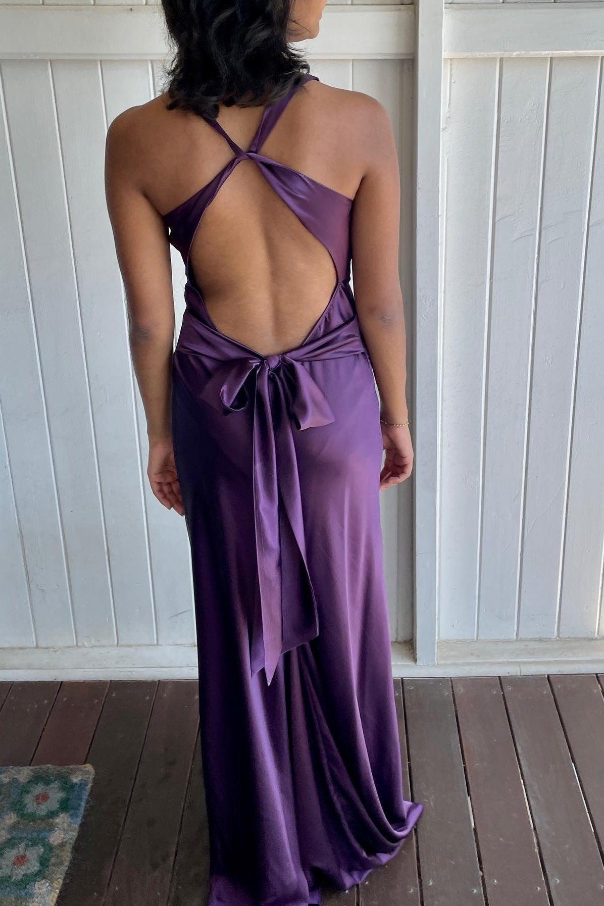 Suzhoufashion Stylish Sheath V Neck Green Long Party Dress With Open Back Bowknot Formal Evening Gown