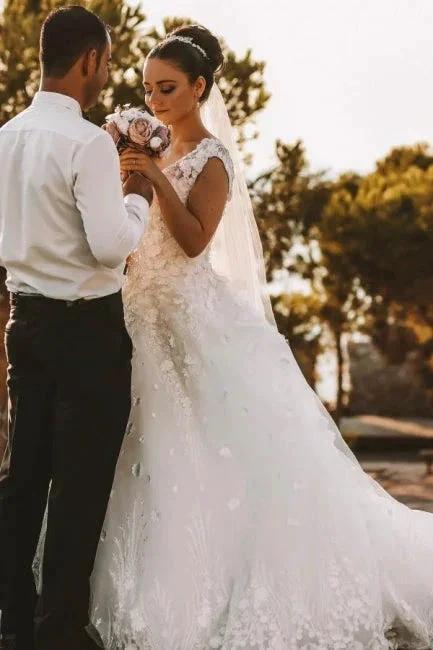 Summer Bohi Chiffon Flowy sleeveless Tulle Wedding Dress (ZD15701)