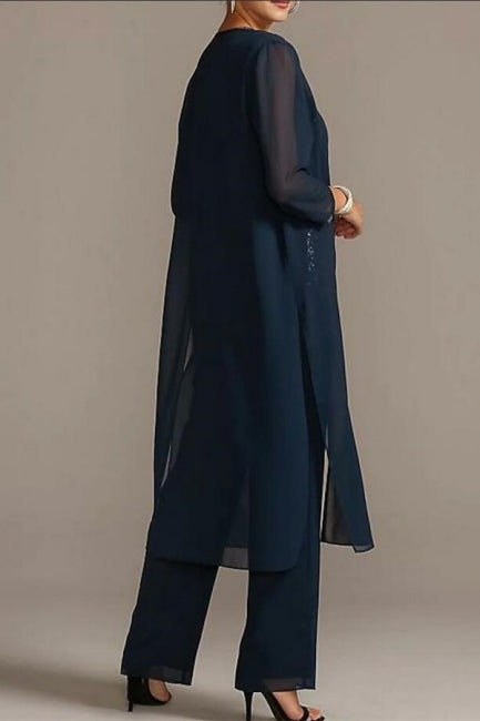 Suzhoufashion Classy Mother of the Bride Dresses Chiffon Bridesmaid Jumpsuit