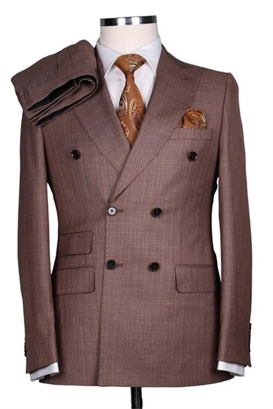 Suzhoufashion Peaked Lapel Best Fitted Formal Men Suits