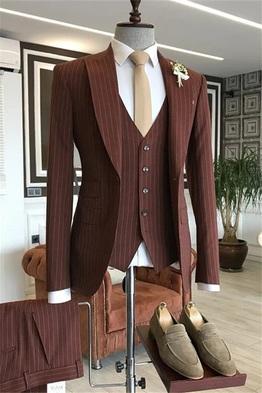 Suzhoufashion Plaid Three Pieces Prom Outfits For Men