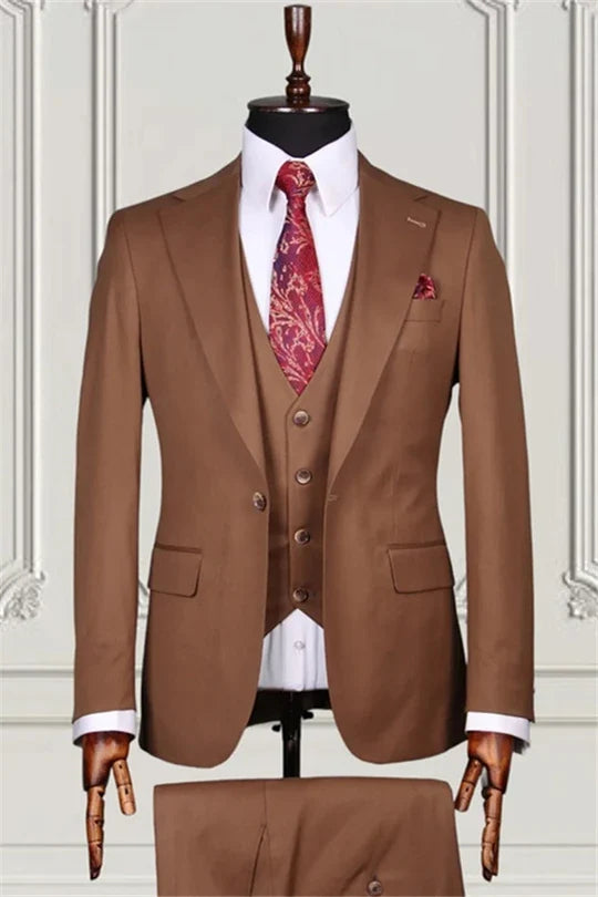 Suzhoufashion Single Breasted Notched Lapel Men Suits For Business