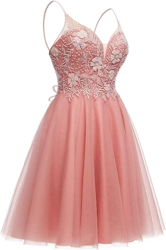 Sparkly Tulle Homecoming Dresses for Teens Mini Cocktail Dress Y2411