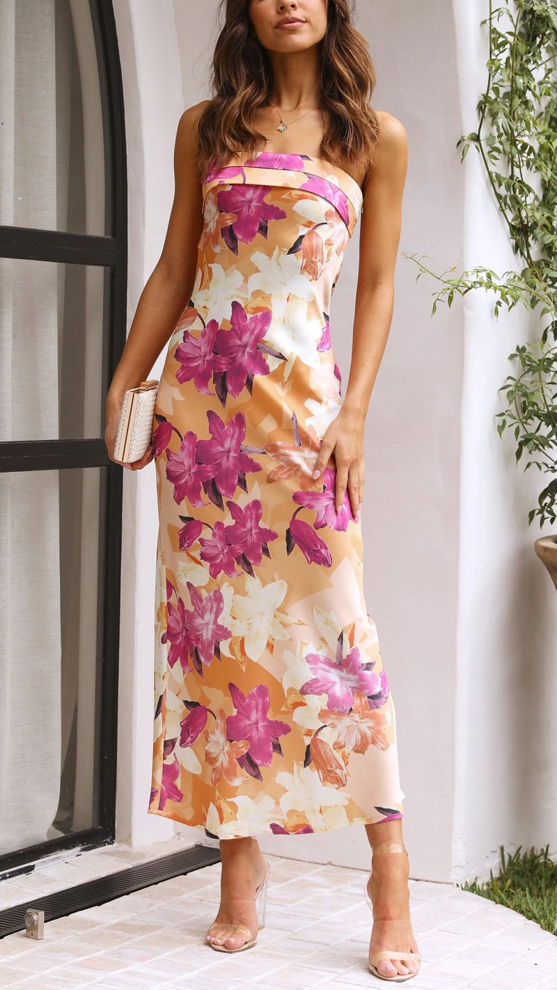 Bellamy Sleeveless Floral Maxi Dress