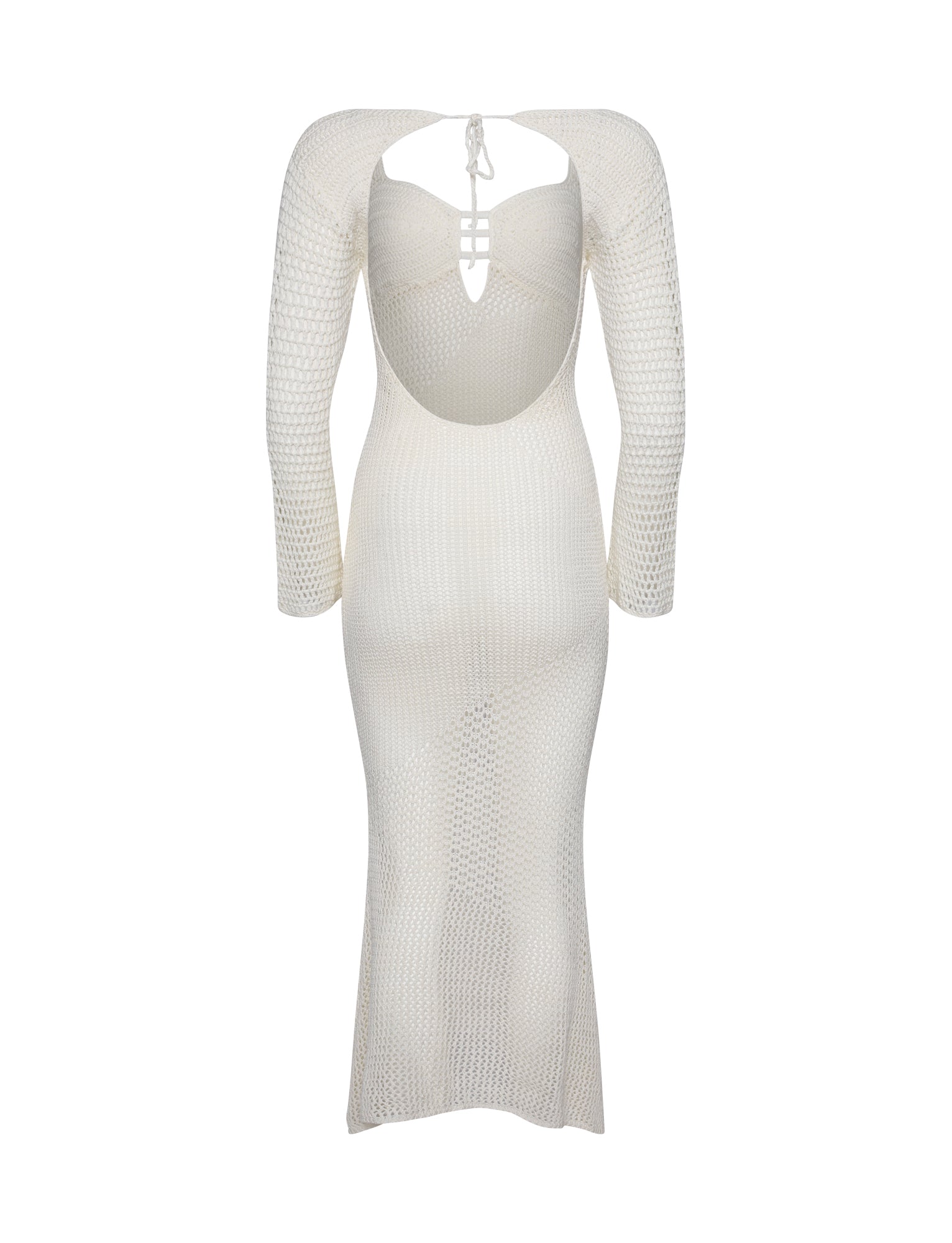 MACAULEY DRESS - WHITE : CREAM