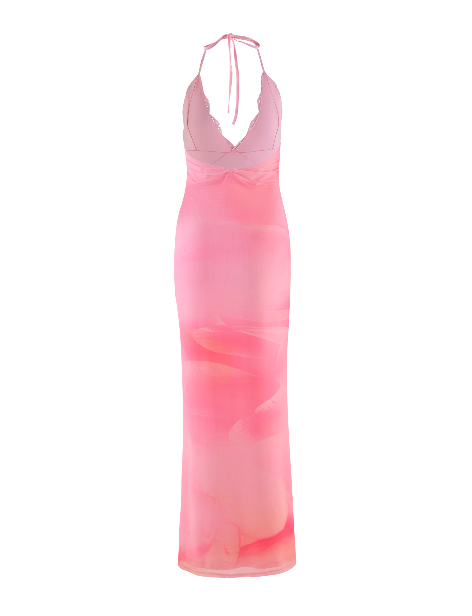 DENAE MAXI DRESS - PINK : FLORAL : PINK BLOSSOM