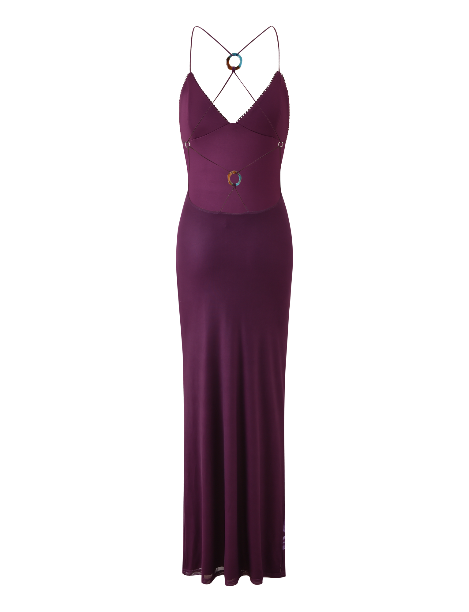 ORIELLE MAXI DRESS - PLUM ORCHID