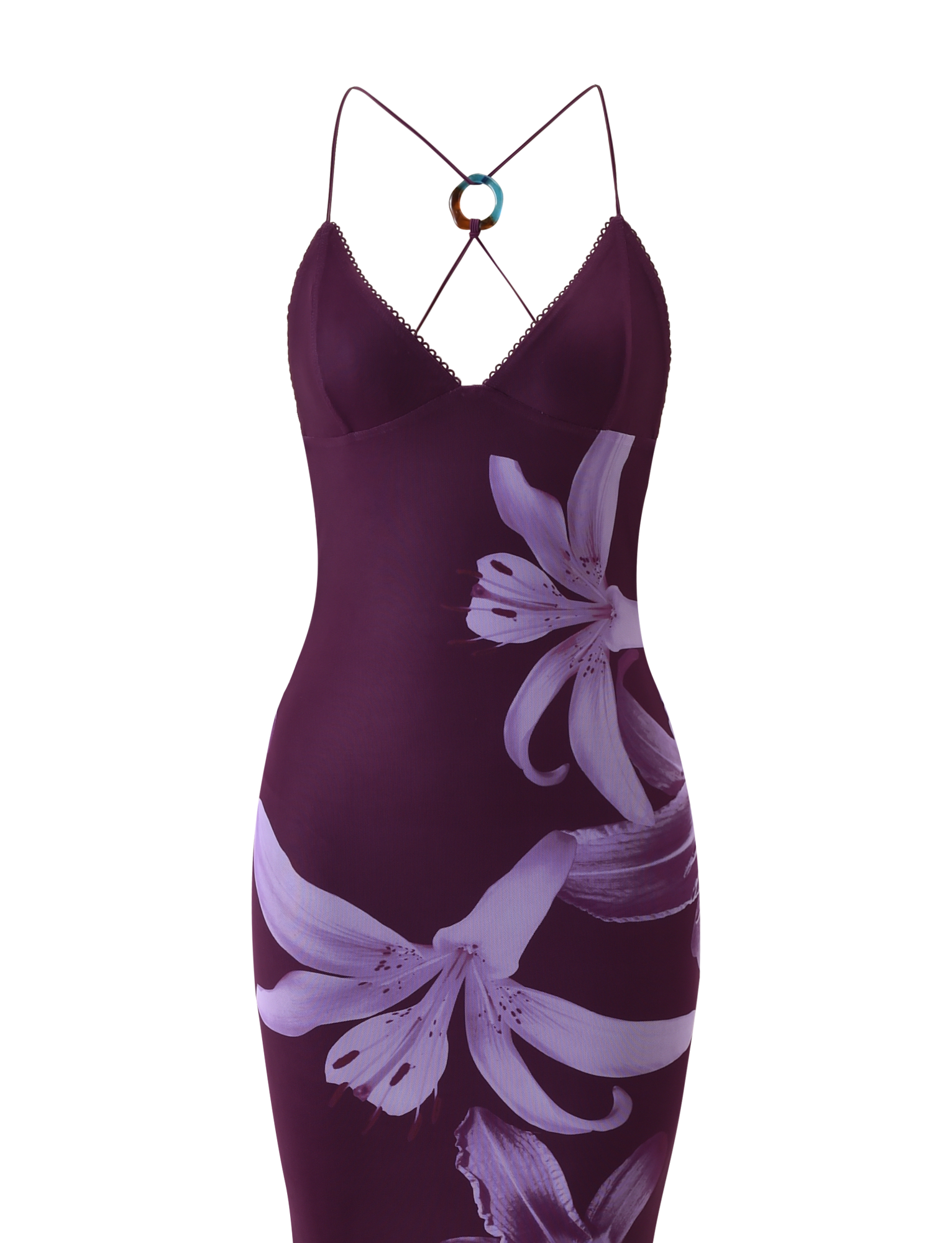 ORIELLE MAXI DRESS - PLUM ORCHID