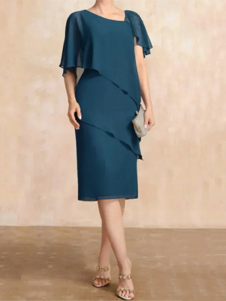 Celestina Chiffon Maxi Dress for Women Casual Daywear