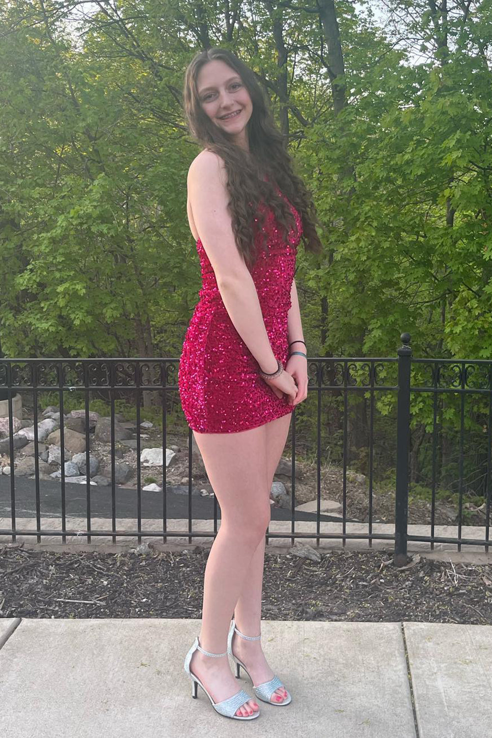Tight Black Homecoming Dresses Sequin One Shoulder Prom Dress