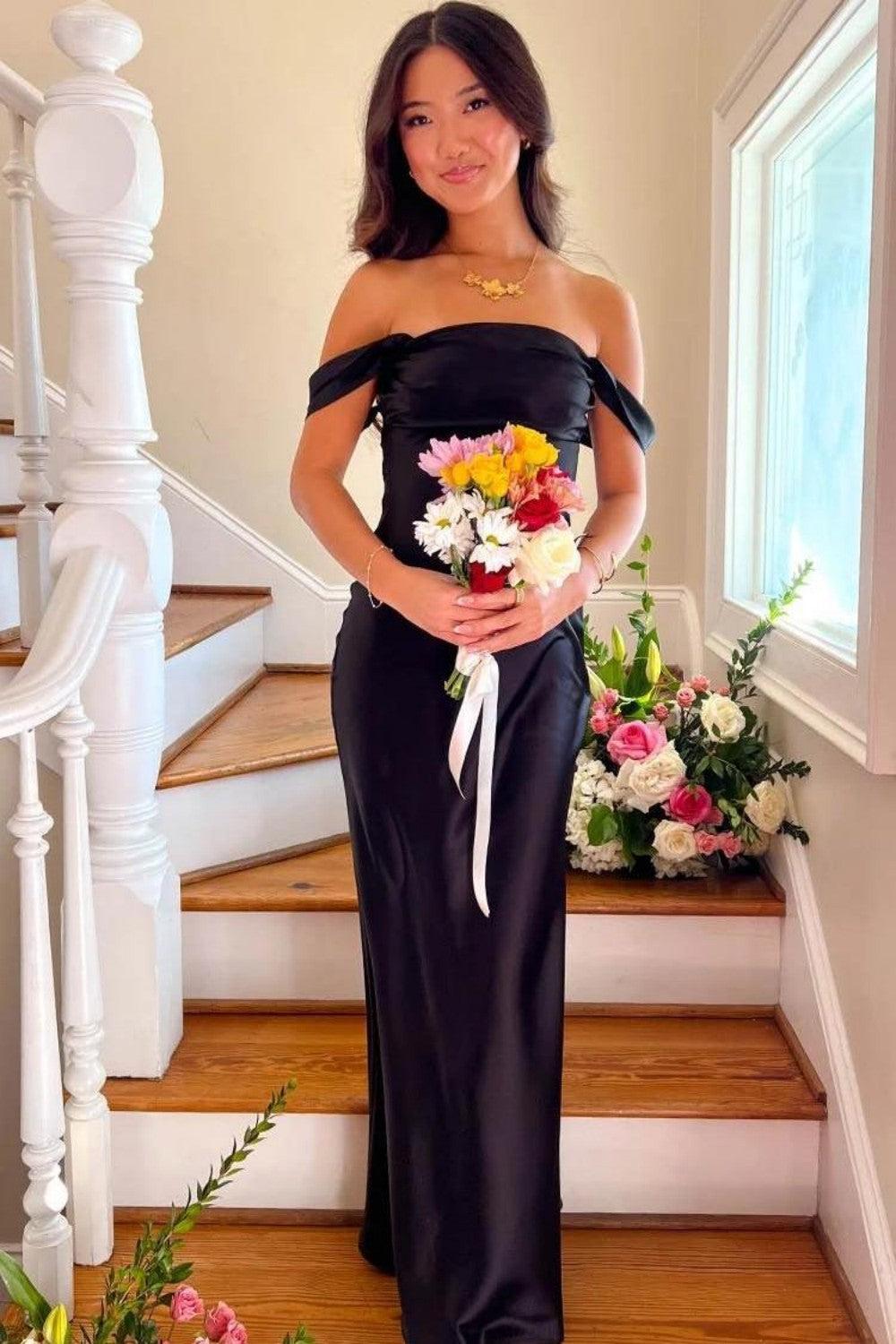 Suzhoufashion Trendy Sheath Off The Shoulder Lilac Prom Dress With Ruched Formal Evening Gown
