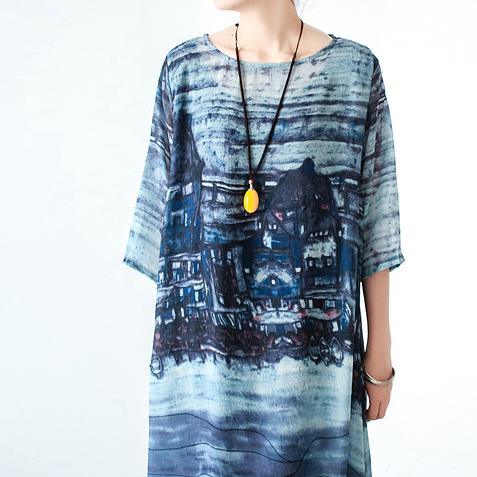 Two pieces Chiffon dresses with Chiffon tank dress inside plus size clothing