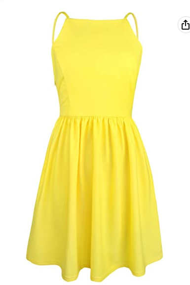 Women Sexy Spaghetti Strap Party Dress Open Back Homecoming Dress Back to School Dress - View 5 | VelvetHem