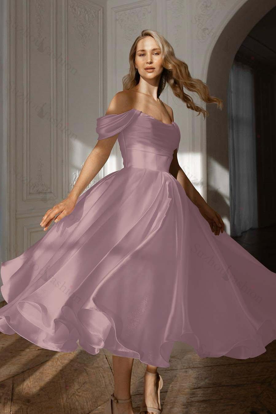 White Prom Dress Off the Shoulder Sleeveless Long Evening Formal Dress With Pleated