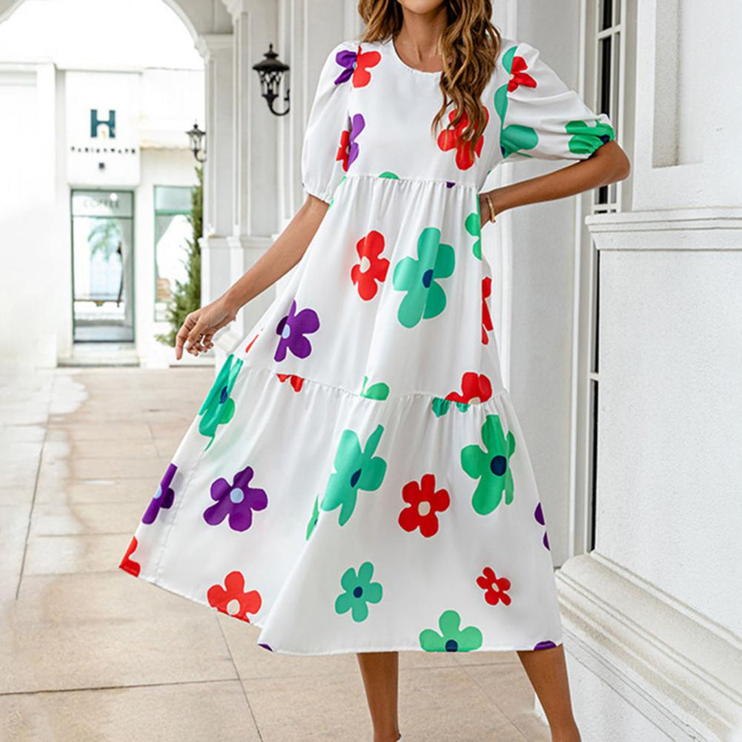 Osma Comfortable Midi Dress for Women Trendy Daily Look