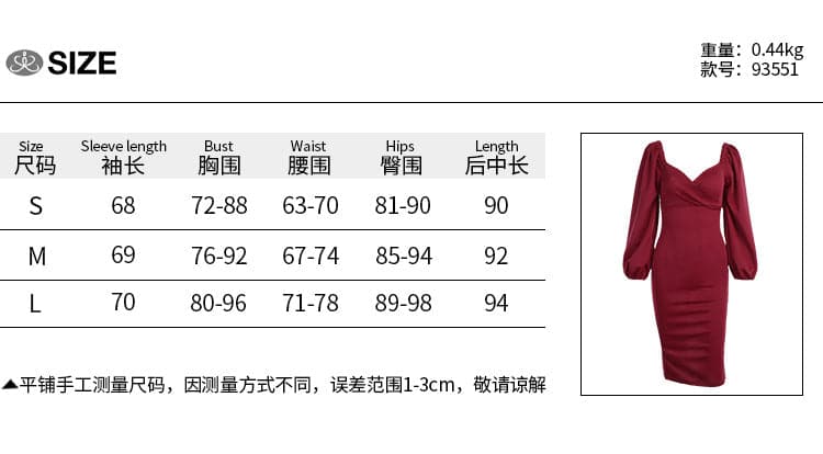 Women In Stock Fashion V Neck Summer Long Sleeve Dresses