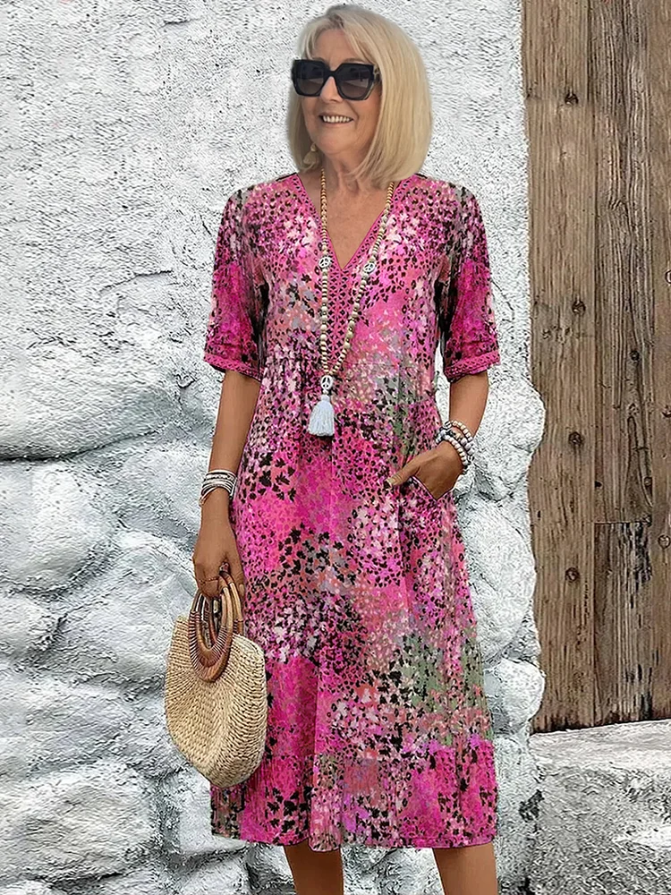 Felicia Elegant Womens Maxi Dress with Relaxed Fit and Streetwear Style