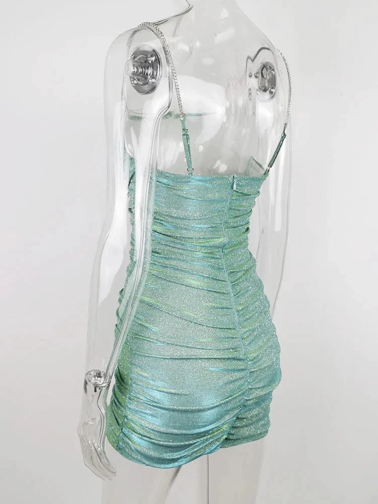 Sexy Shiny Dress Short Homecoming Dress (ZD12371)