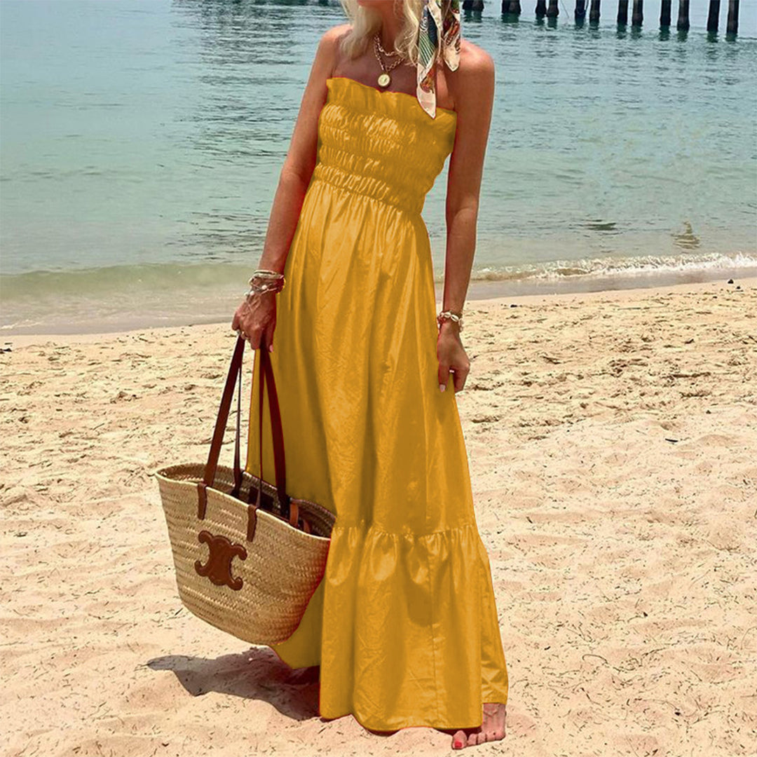 Nova Maxi Dress with Tube Top for Women Sophisticated Look