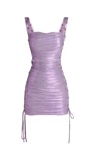 Chic Lilac Sheath Formal Homecoming Dress Short Party Dress Cocktail Dress