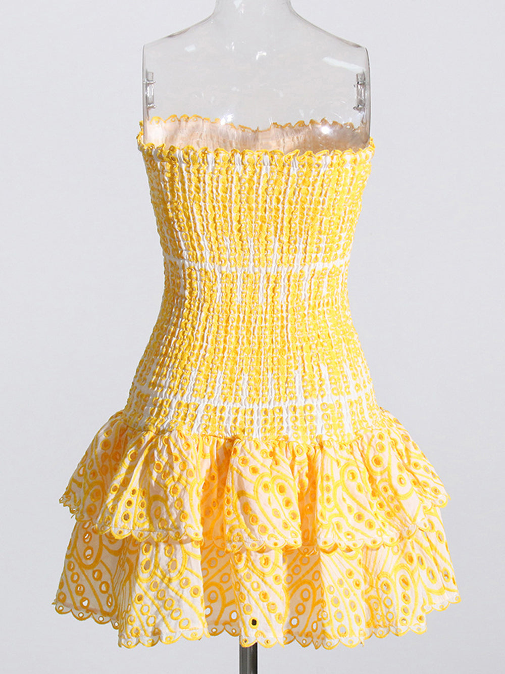 POETTE Mini Dress in Yellow