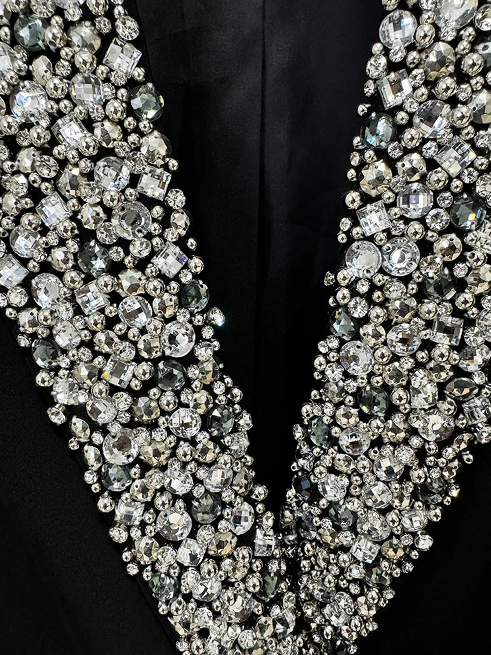 AMANZE Crystal Embellished Blazer Mini Dress