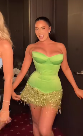 Gorgeous Green Satin Sequin Short Cocktail Dress Formal Graduation Homecoming Dress