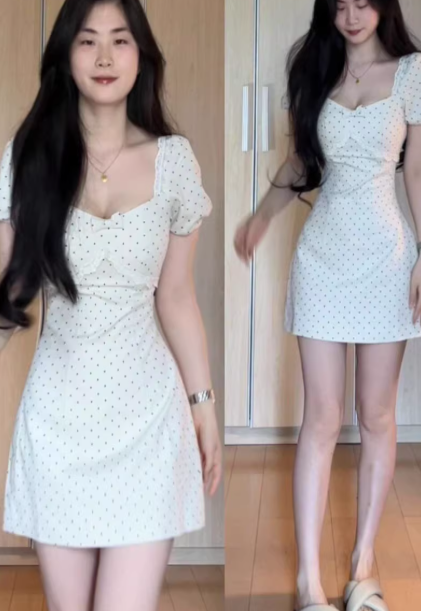 French-style 2026 New Pretty Women's Summer Short Dress - VelvetHem