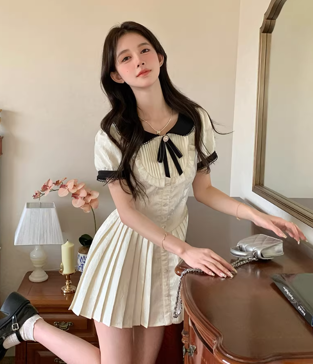 French-style 2026 New Pretty Women's Summer Short Dress - VelvetHem