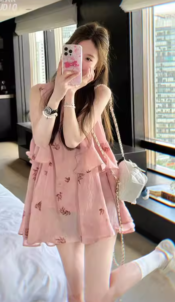 French-style 2026 New Pretty Women's Summer Short Dress - VelvetHem