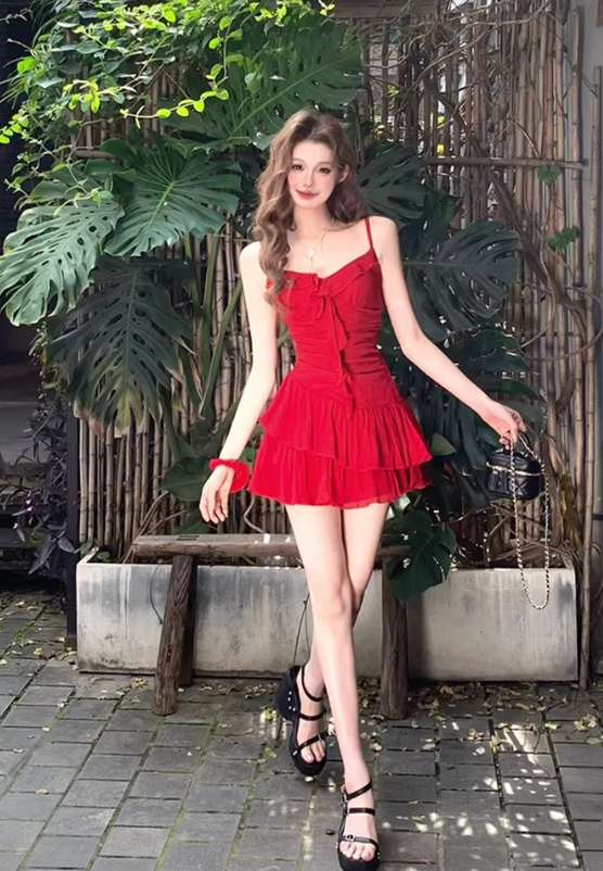 French-style 2026 New Pretty Women's Summer Short Dress - VelvetHem