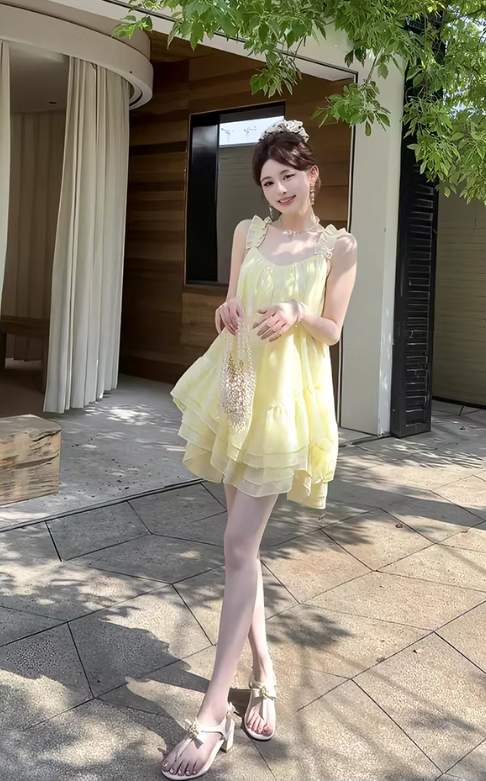 French-style 2026 New Pretty Women's Summer Short Dress - VelvetHem