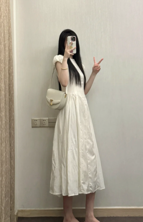 New Pretty French-style Elegant Summer Women's Long Dress - VelvetHem