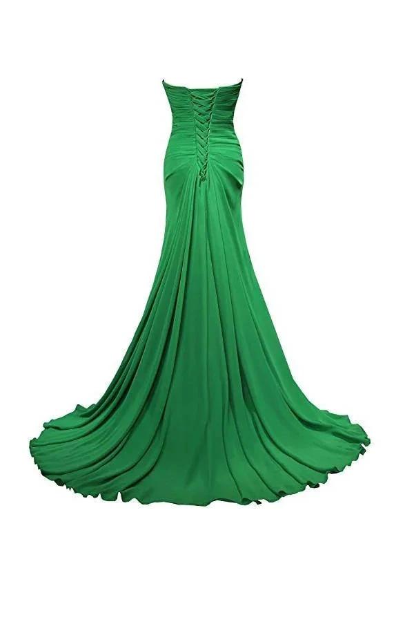 A-line Sweetheart Floor Length Chiffon Bridesmaid Dresses (ZD13200)