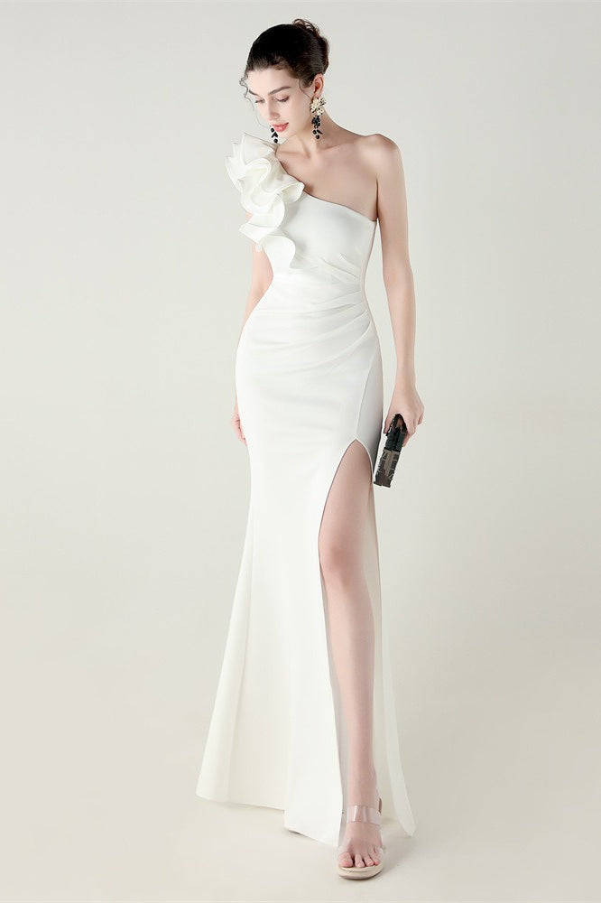 Contemporary Ruffled Floral One Dress for Modern Fashion Wear