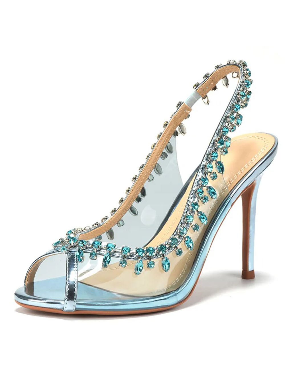Alani Crystal Tassel High heel Shoe