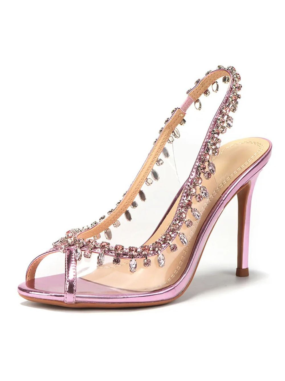 Alani Crystal Tassel High heel Shoe