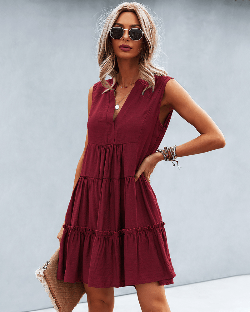 Olga Stylish Summer Dress for Women Bold Statement Look