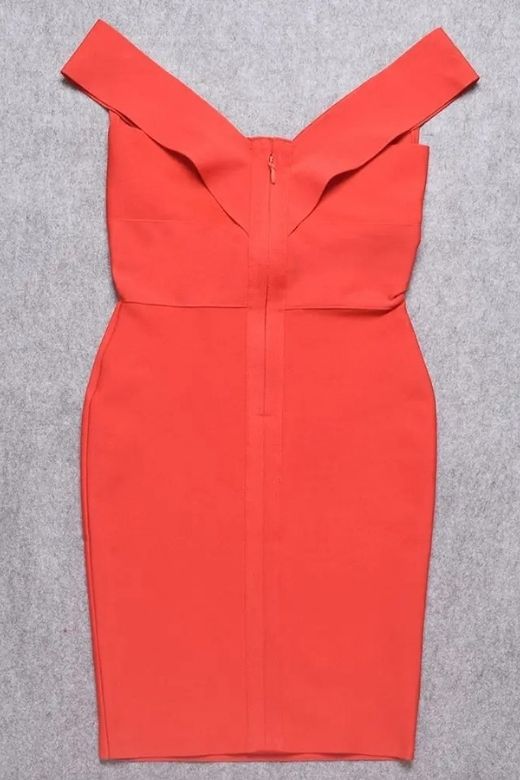 Ash Bandage Dress - Lipstick Red