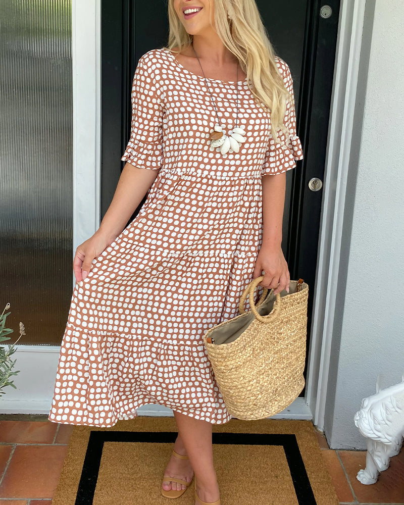 Masha Classic and Elegant Summer Dress for Women Modern Chic Style
