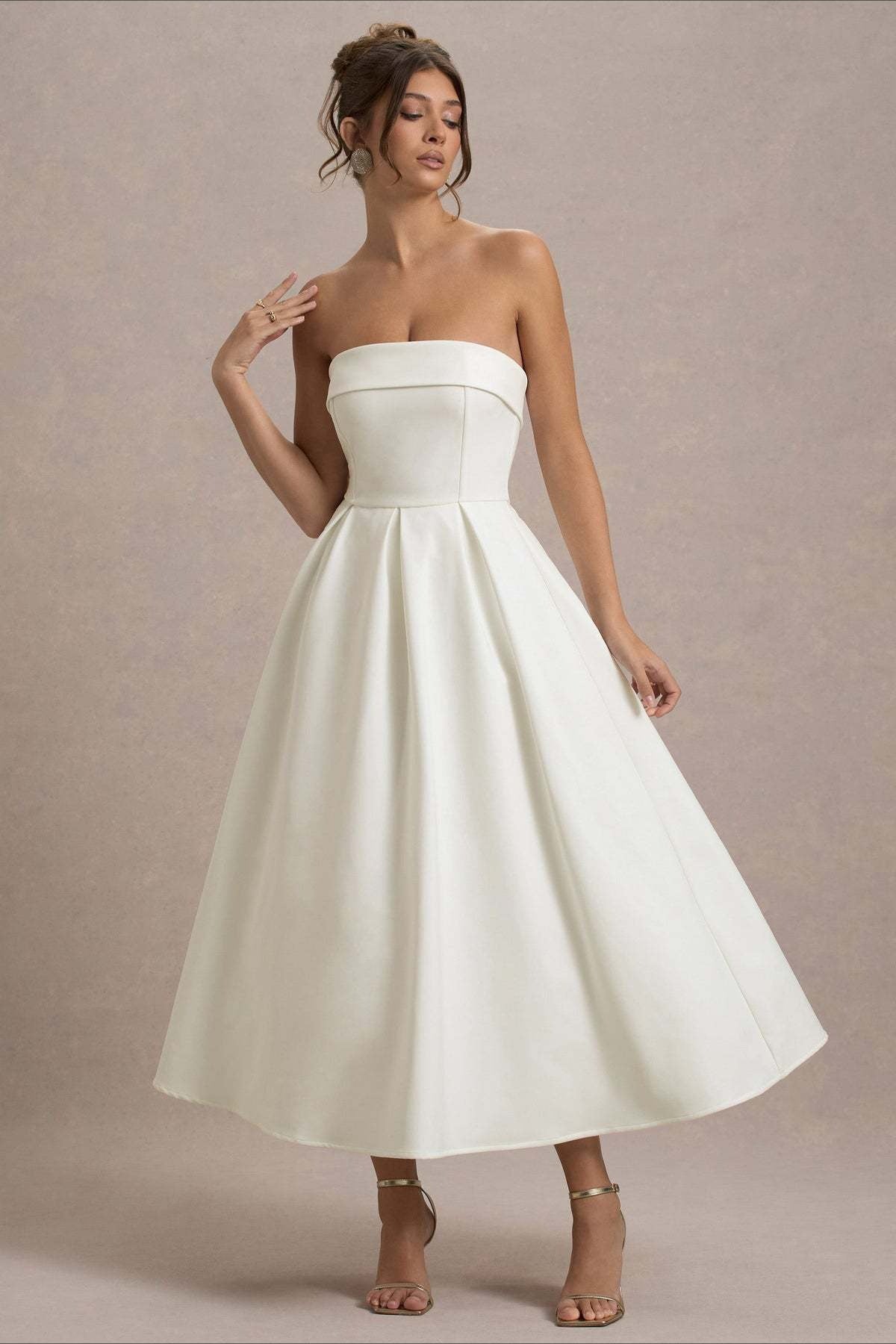 Bandage Strapless Party Dress - View 6 | VelvetHem