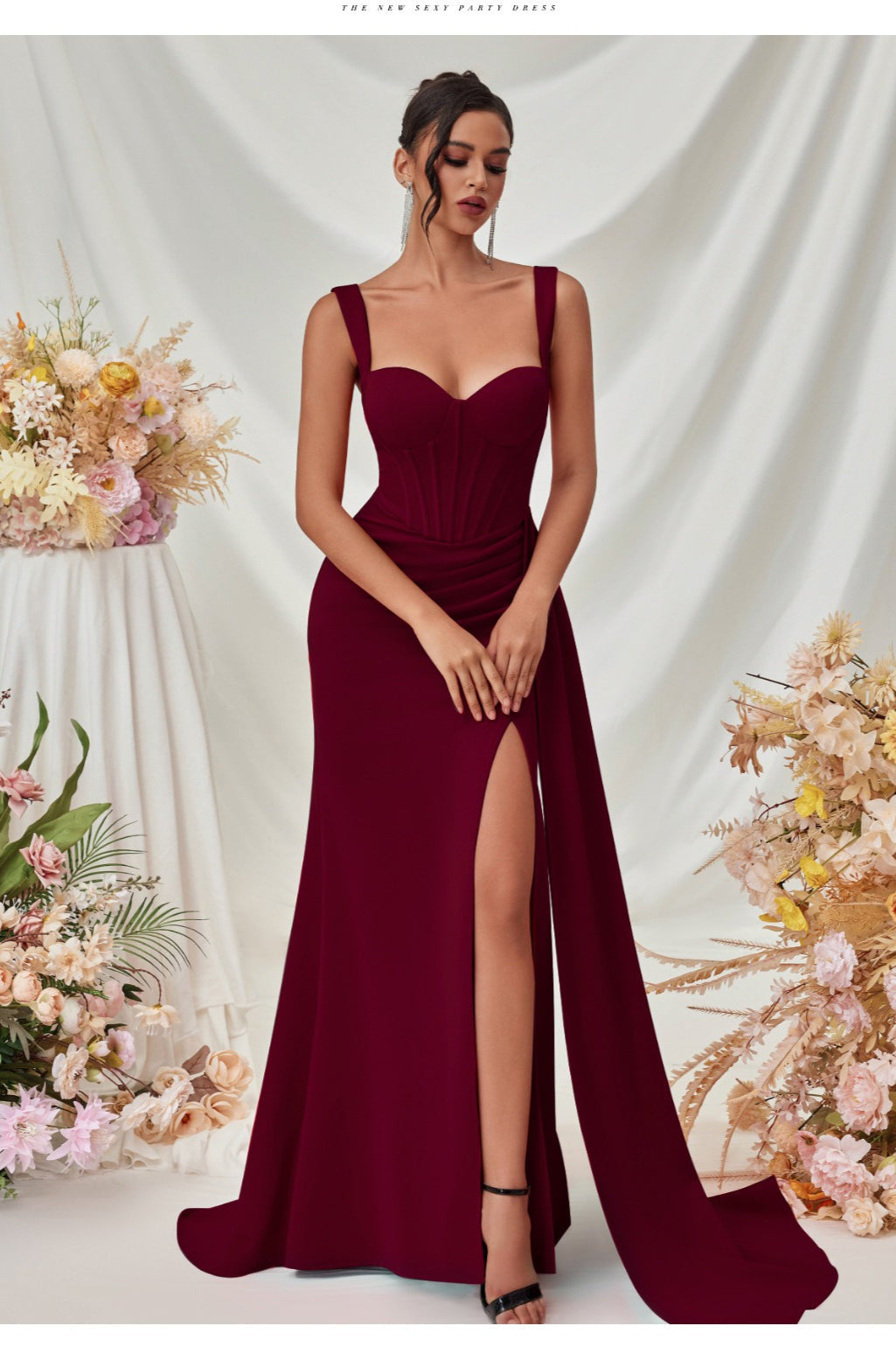 Modern Sexy Bodycon Slit Dress for Modern Fashion Wear Boutique Fashion Style