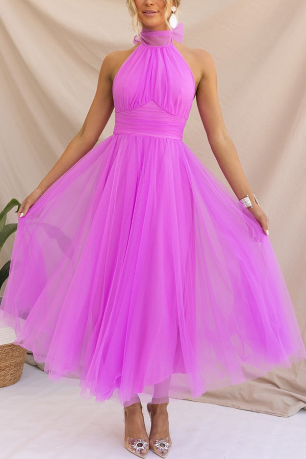 Maricela Effortless Dress with a Long Skirt Boutique Collection